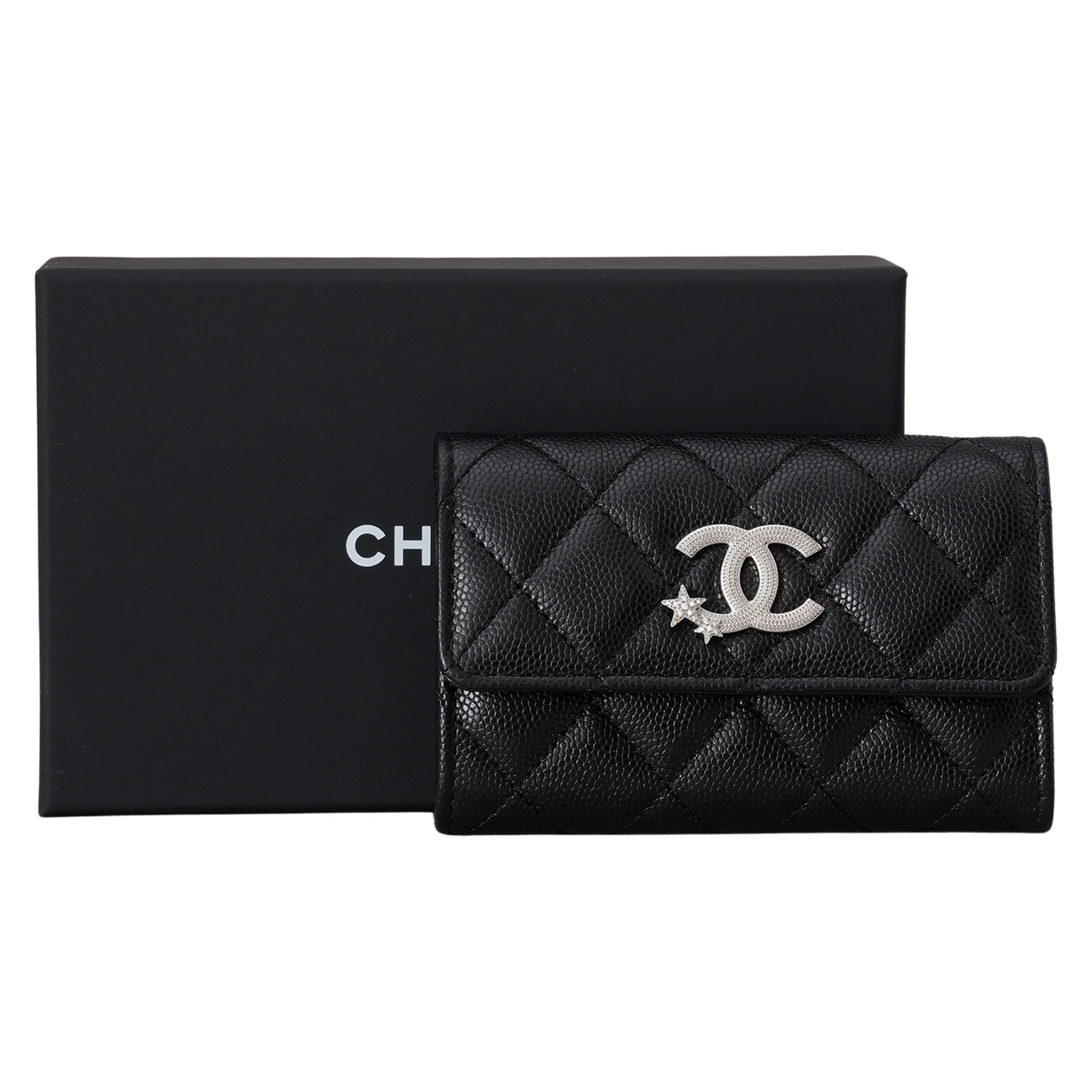 CHANEL(USED)샤넬 AP3729 시즌 스타 플랩 카드지갑 (새상품) NEW PRODUCT