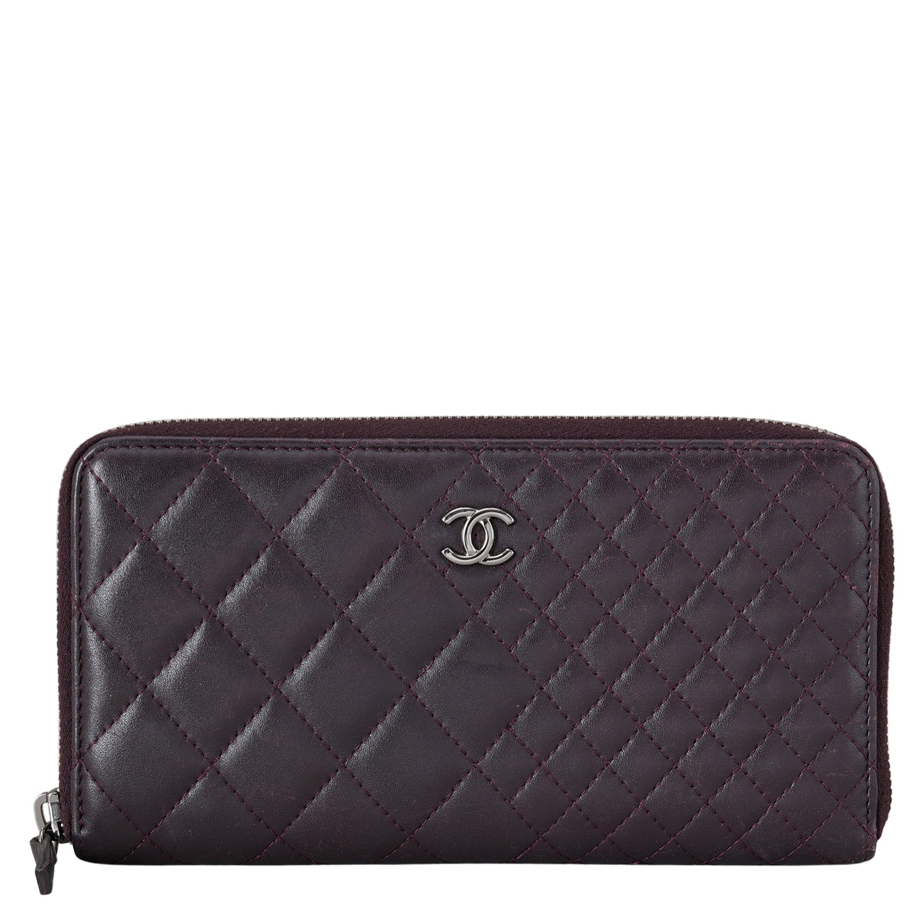 CHANEL(USED)샤넬 시즌 지퍼 장지갑