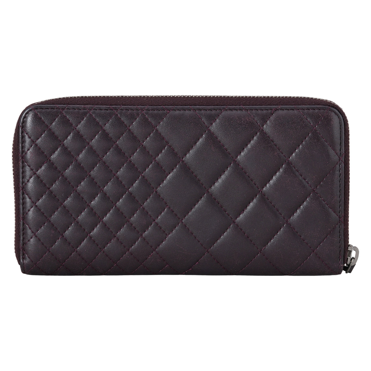 CHANEL(USED)샤넬 시즌 지퍼 장지갑