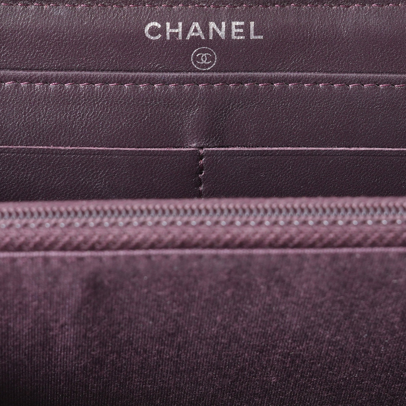 CHANEL(USED)샤넬 시즌 지퍼 장지갑
