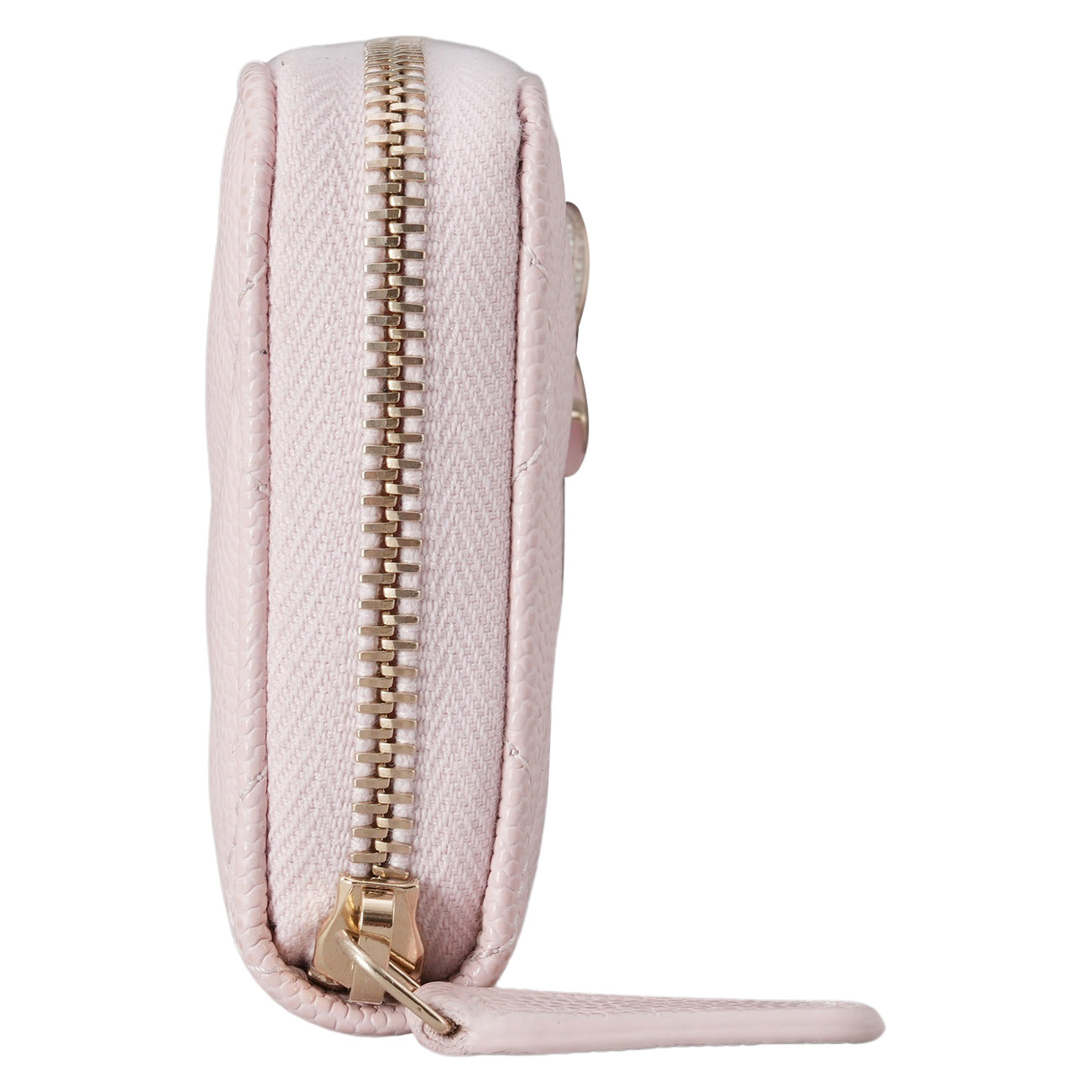 CHANEL(USED)샤넬 캐비어 시즌 CC로고 지퍼 카드지갑