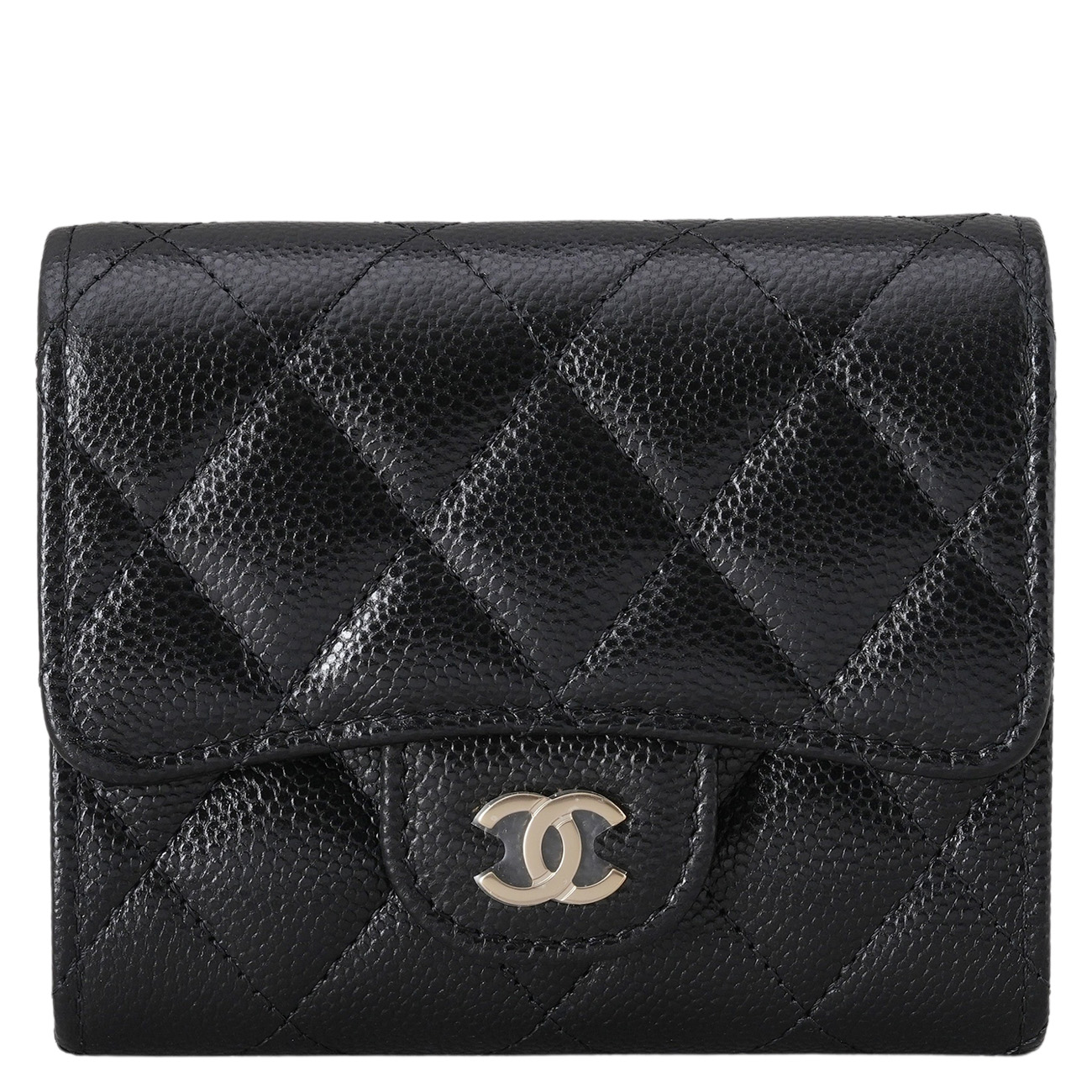 CHANEL(USED)샤넬 캐비어 클래식 반지갑 (새상품)