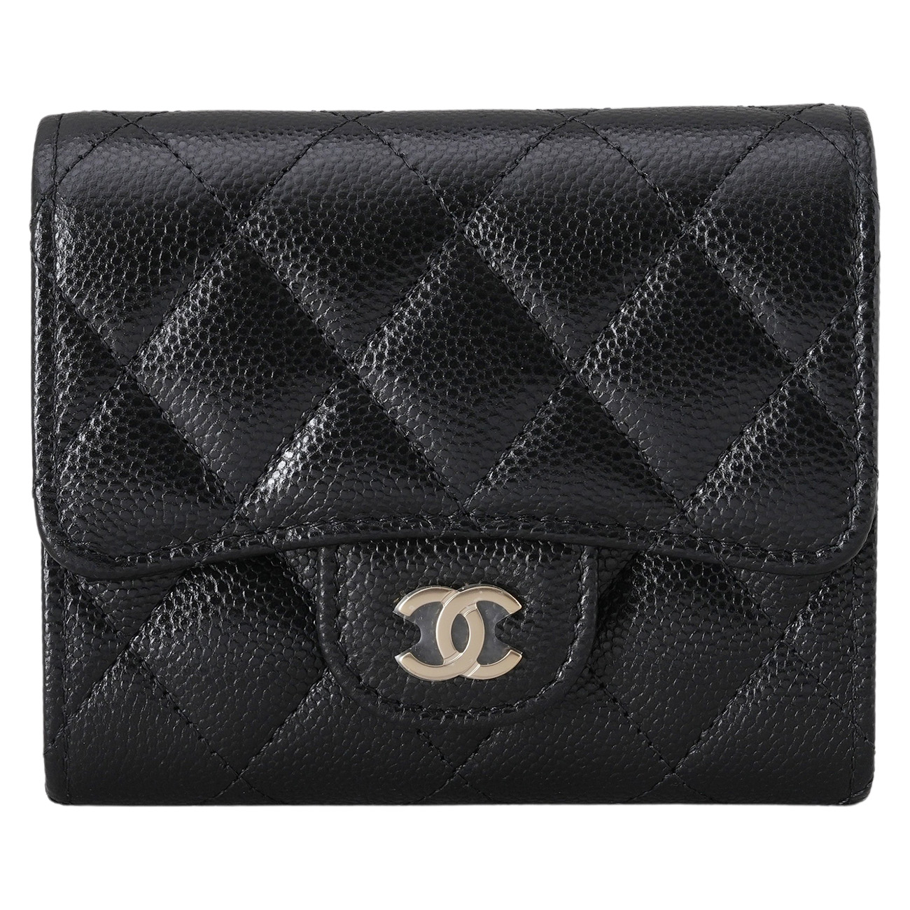 CHANEL(USED)샤넬 캐비어 클래식 반지갑 (새상품)