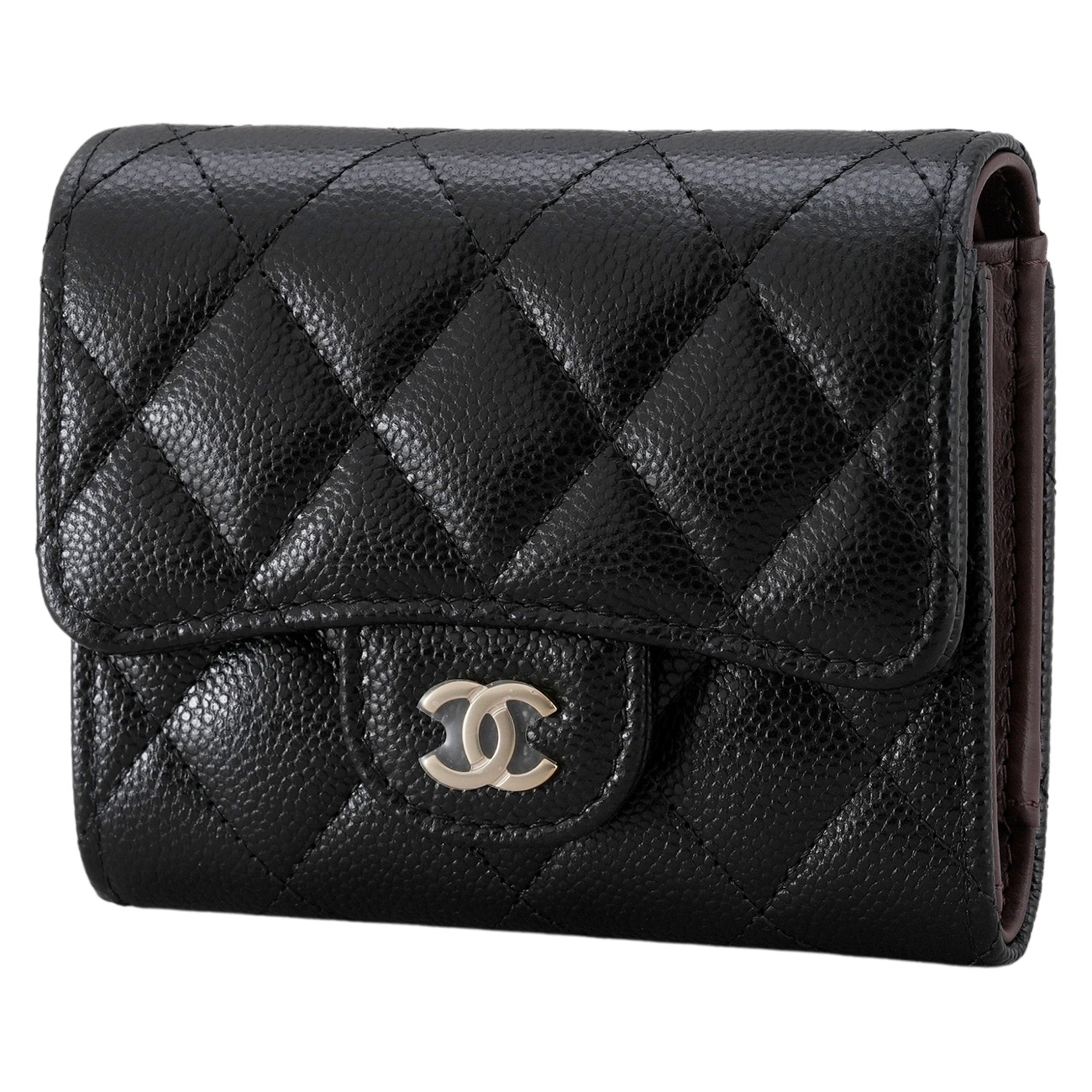 CHANEL(USED)샤넬 캐비어 클래식 반지갑 (새상품)