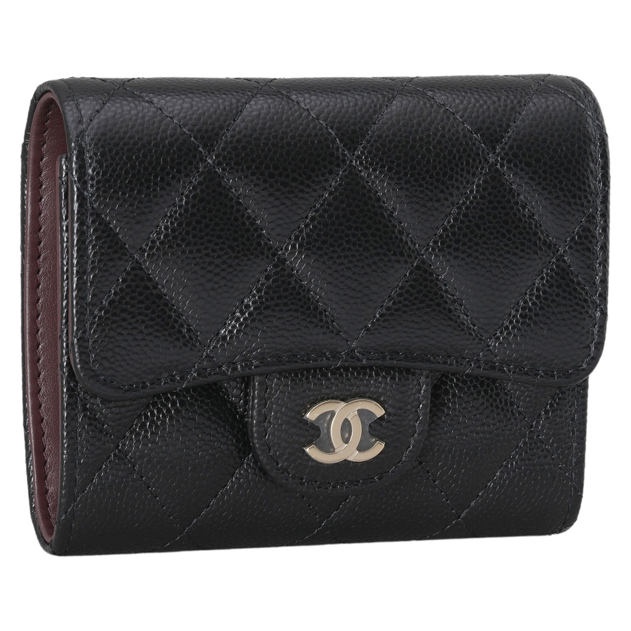 CHANEL(USED)샤넬 캐비어 클래식 반지갑 (새상품)