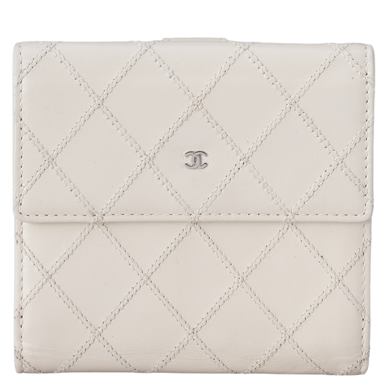 CHANEL(USED)샤넬 시즌 빈티지 플랩 반지갑