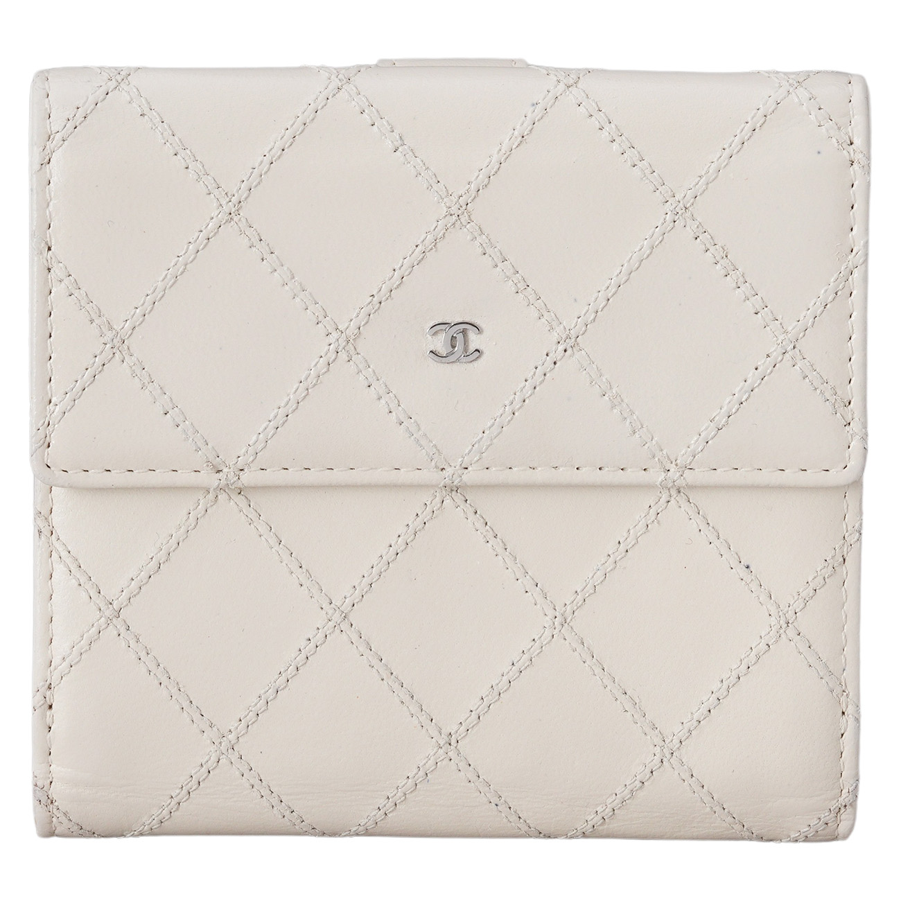 CHANEL(USED)샤넬 시즌 빈티지 플랩 반지갑