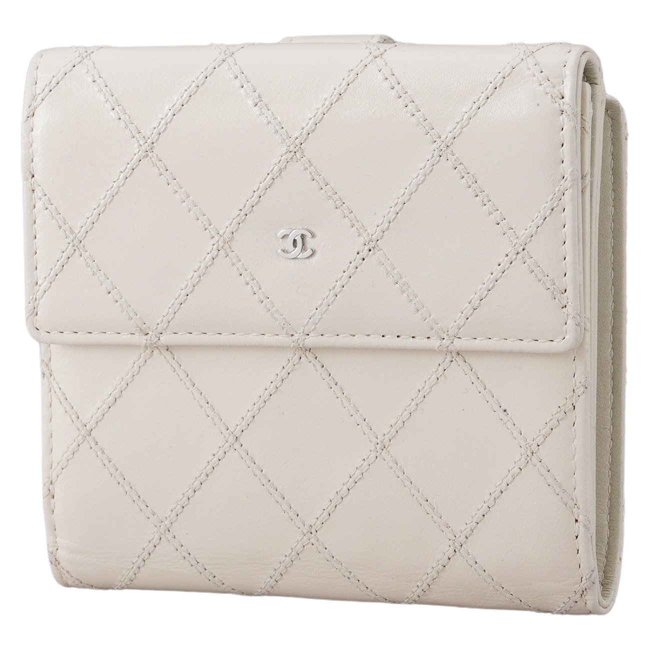 CHANEL(USED)샤넬 시즌 빈티지 플랩 반지갑