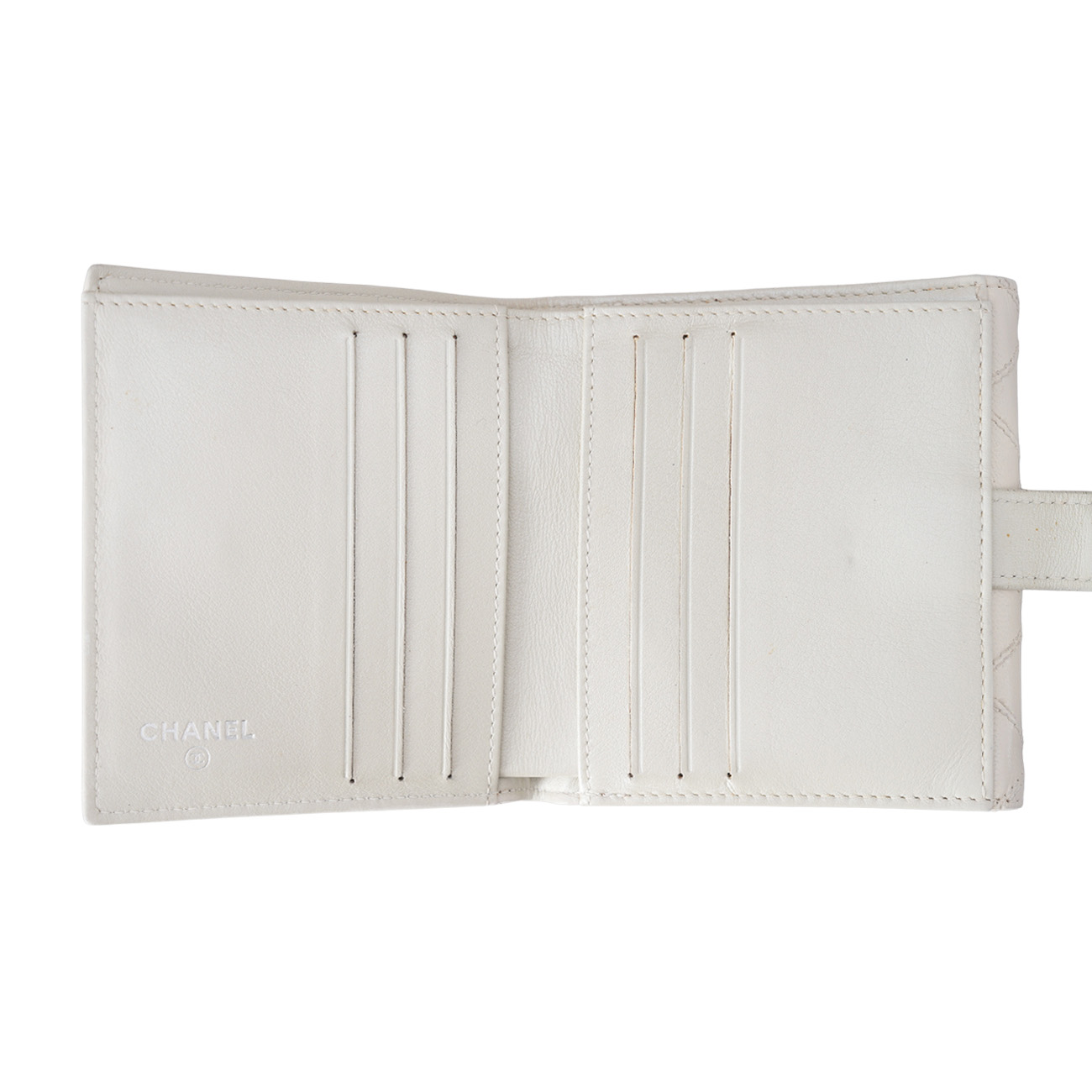 CHANEL(USED)샤넬 시즌 빈티지 플랩 반지갑