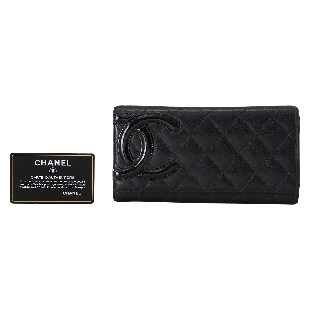 CHANEL(USED)샤넬 깜봉 장지갑