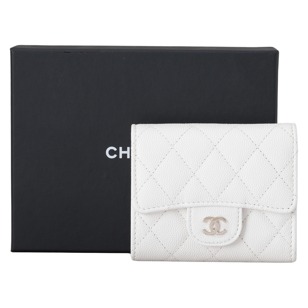 CHANEL(NEW)샤넬 화이트 클래식 반지갑