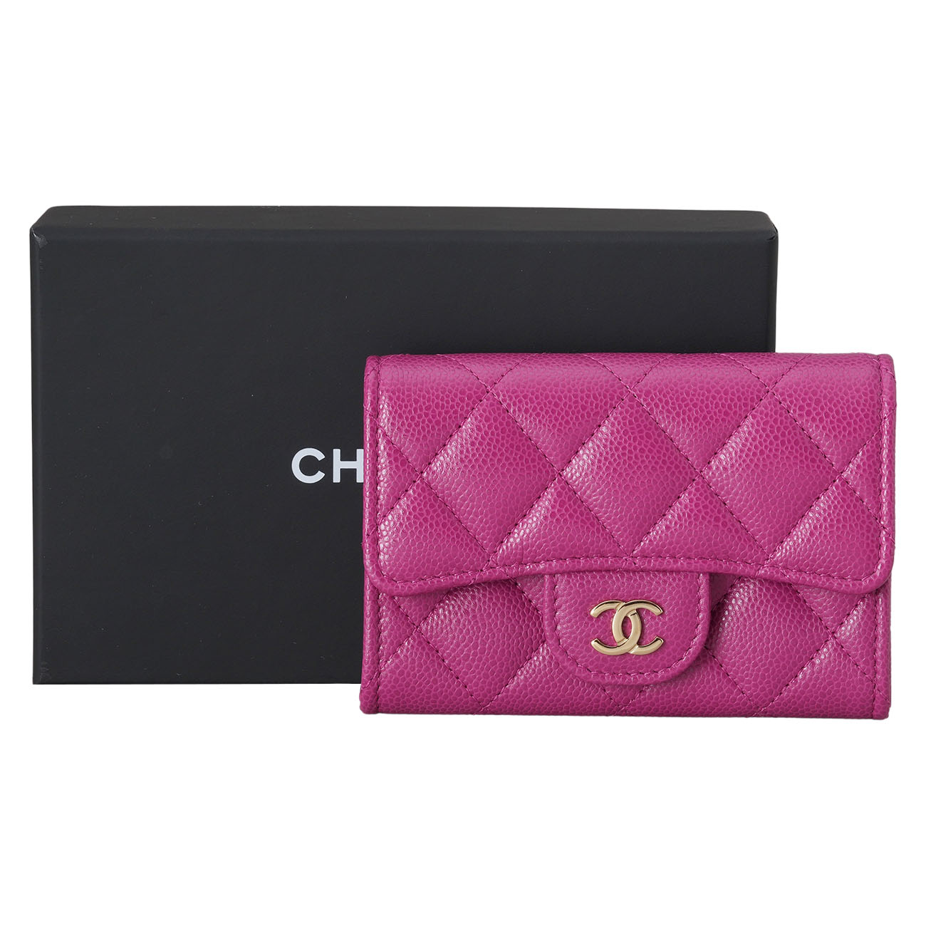 CHANEL(USED)샤넬 AP4096 캐비어 클래식 카드지갑