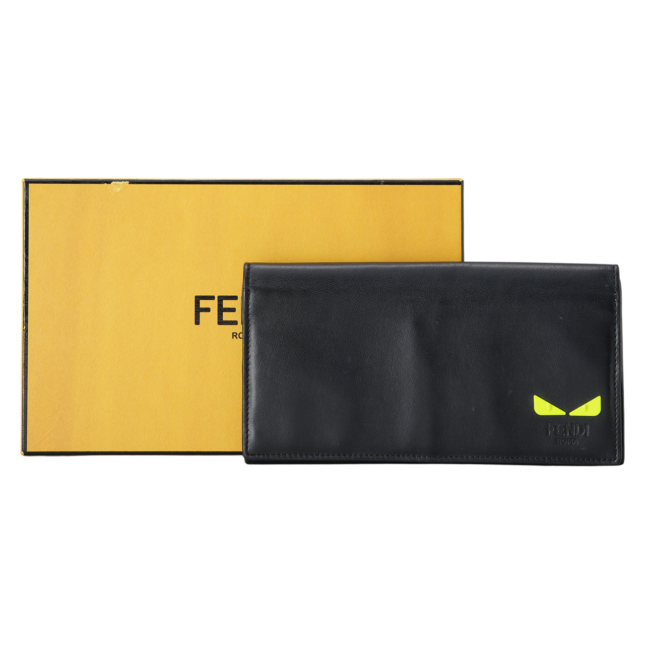 FENDI(USED)펜디 7M0268 몬스터 남성 장지갑