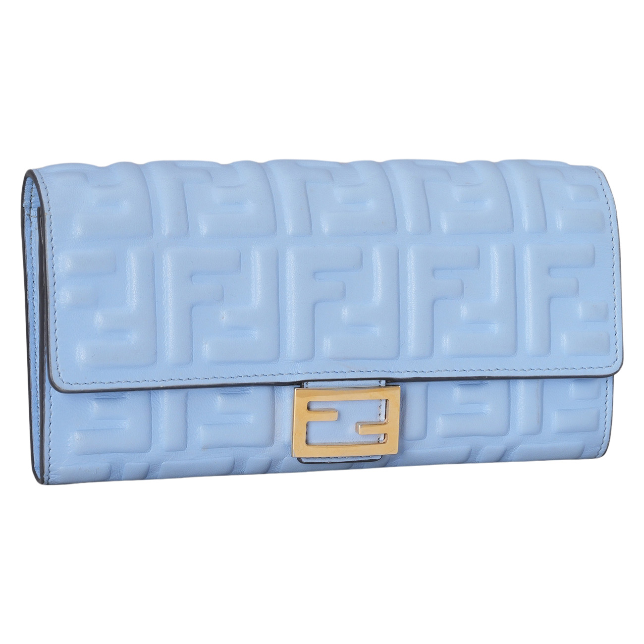 FENDI(USED)펜디 8M0251 FF로고 장지갑