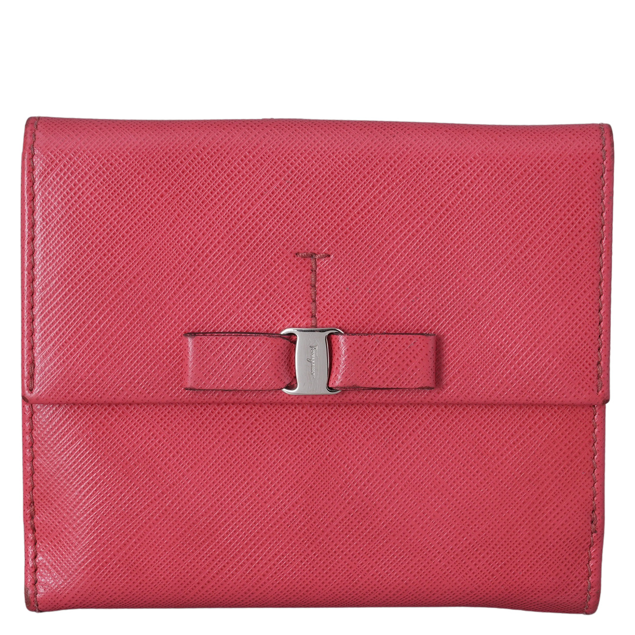 FERRAGAMO(USED)페레가모 바라리본 반지갑