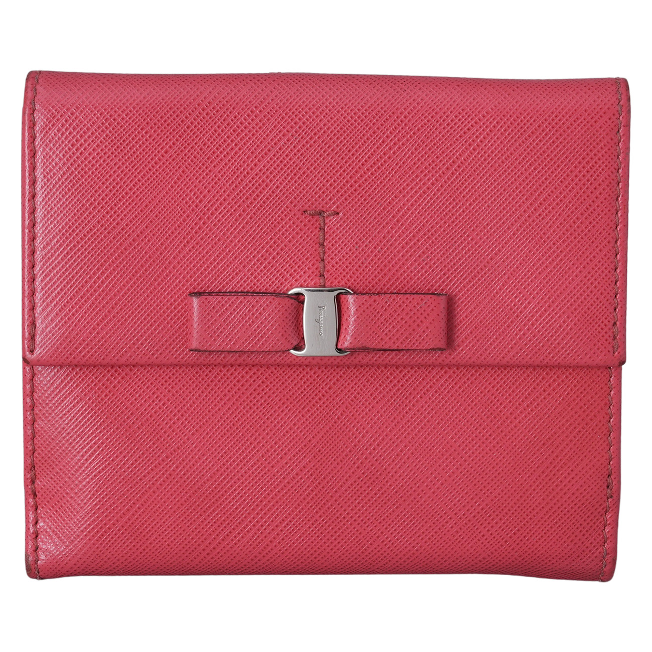 FERRAGAMO(USED)페레가모 바라리본 반지갑