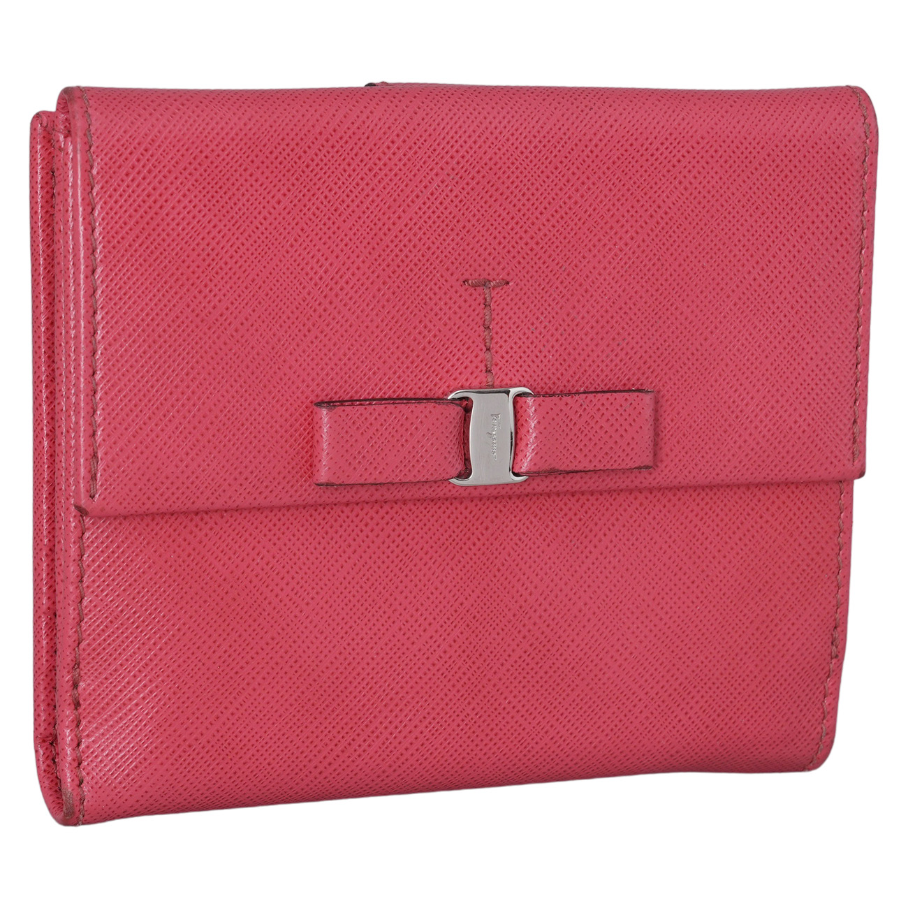 FERRAGAMO(USED)페레가모 바라리본 반지갑