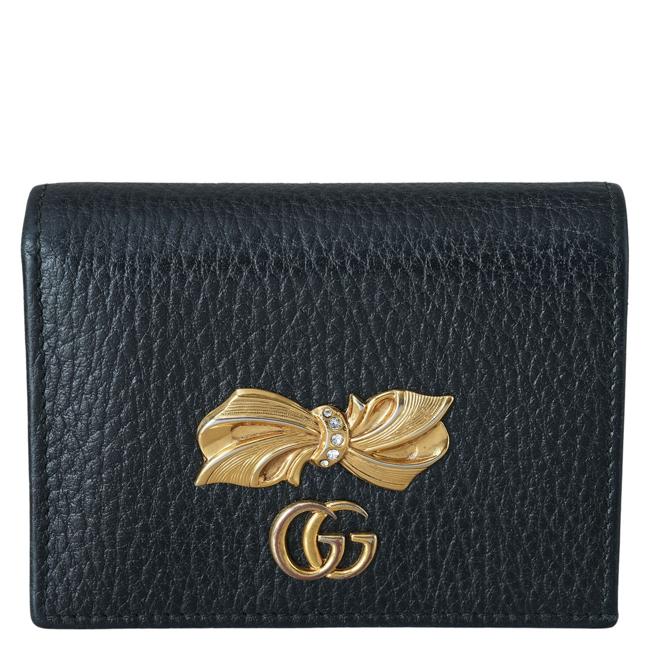 GUCCI(USED)구찌 524289 리본 보우 장식 반지갑