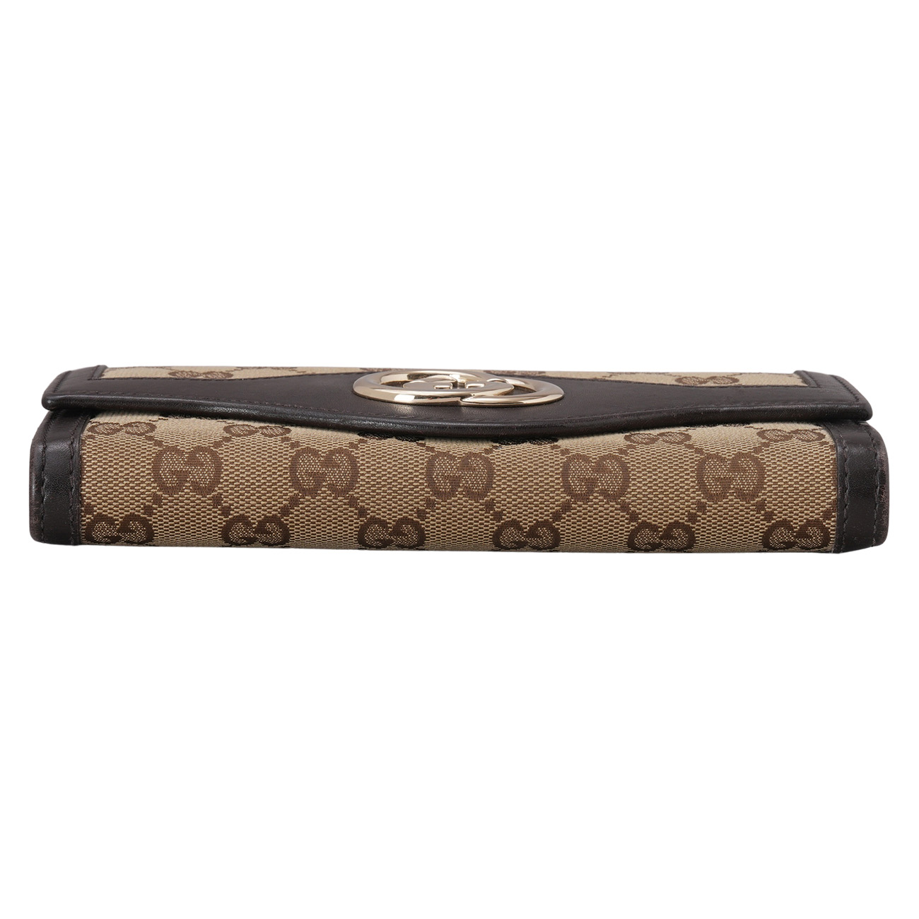 GUCCI(USED)구찌 282431 인터로킹 플랩 장지갑