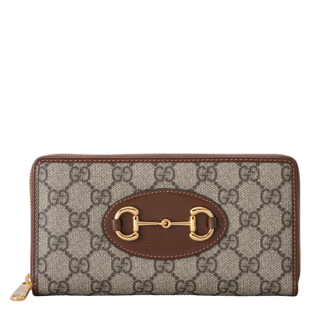 GUCCI(USED)구찌 621889 홀스빗 1955 지퍼 장지갑 브라운