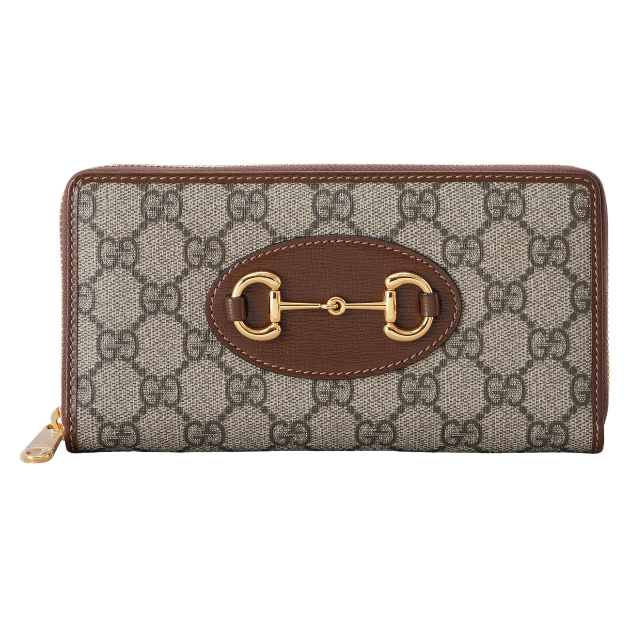 GUCCI(USED)구찌 621889 홀스빗 1955 지퍼 장지갑 브라운