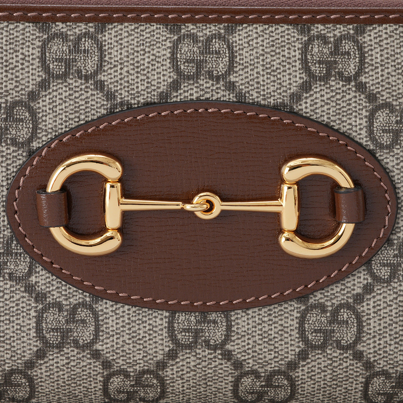 GUCCI(USED)구찌 621889 홀스빗 1955 지퍼 장지갑 브라운