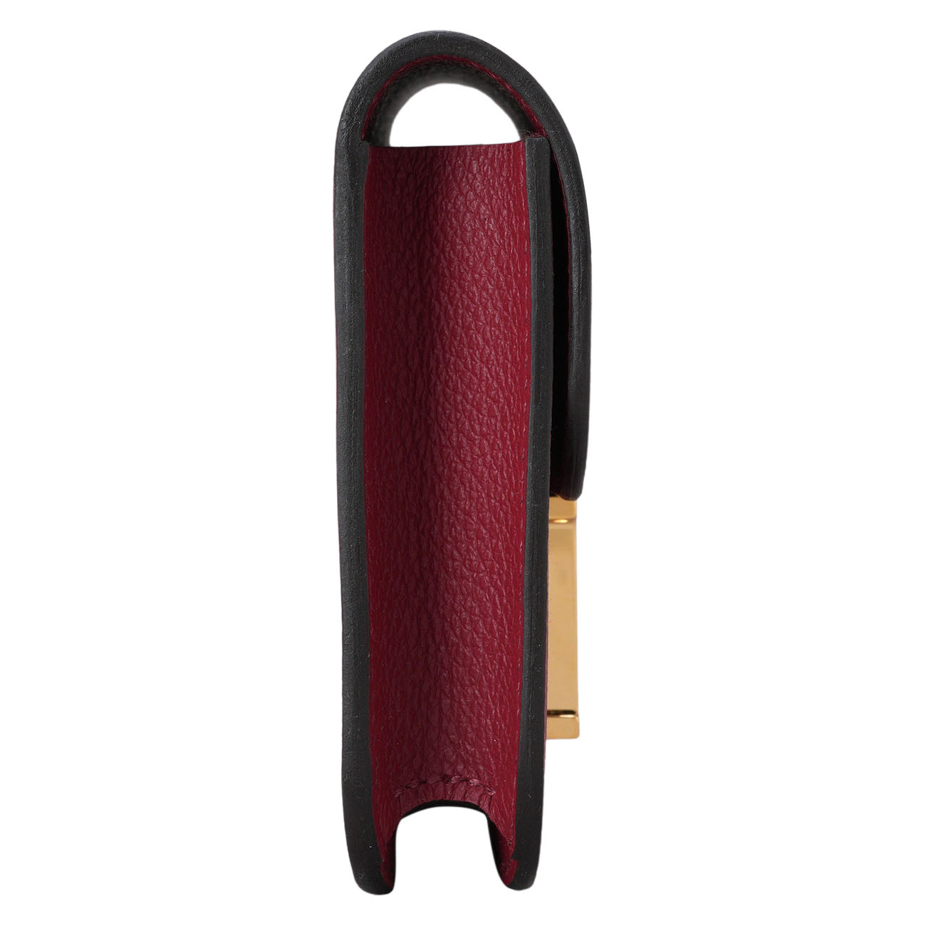 HERMES(USED)에르메스 콘스탄스 슬림 반지갑 루즈그라나 금장