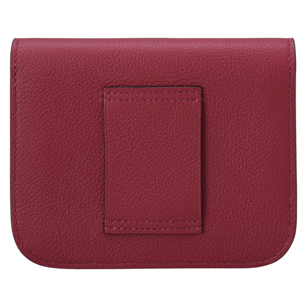 HERMES(USED)에르메스 콘스탄스 슬림 반지갑 루즈그라나 금장