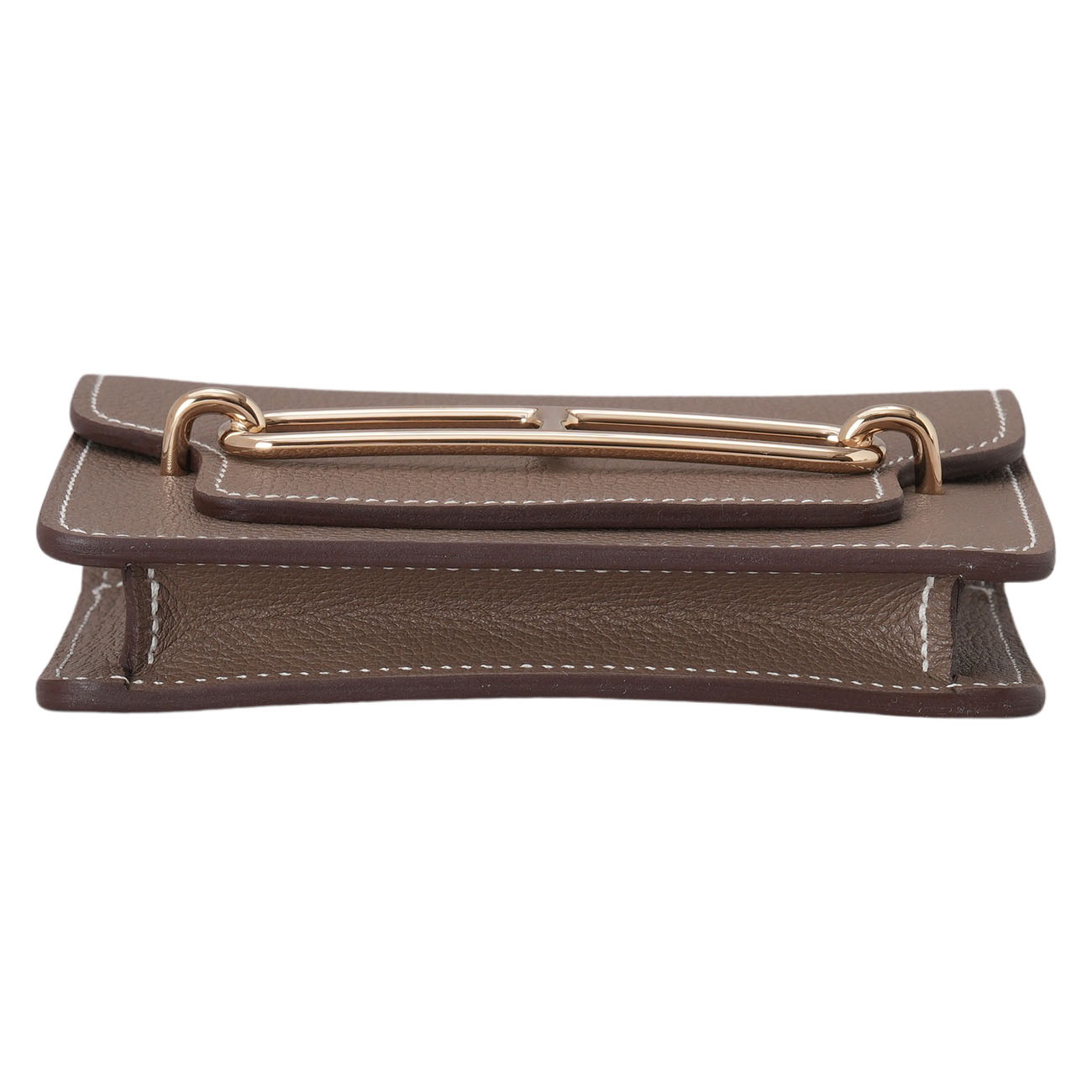 HERMES(USED)에르메스 룰리스 슬림 컴팩트 반지갑 에토프 금장
