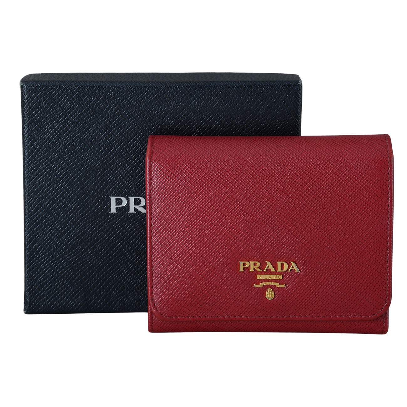 PRADA(USED)프라다 1MH176 사피아노 반지갑