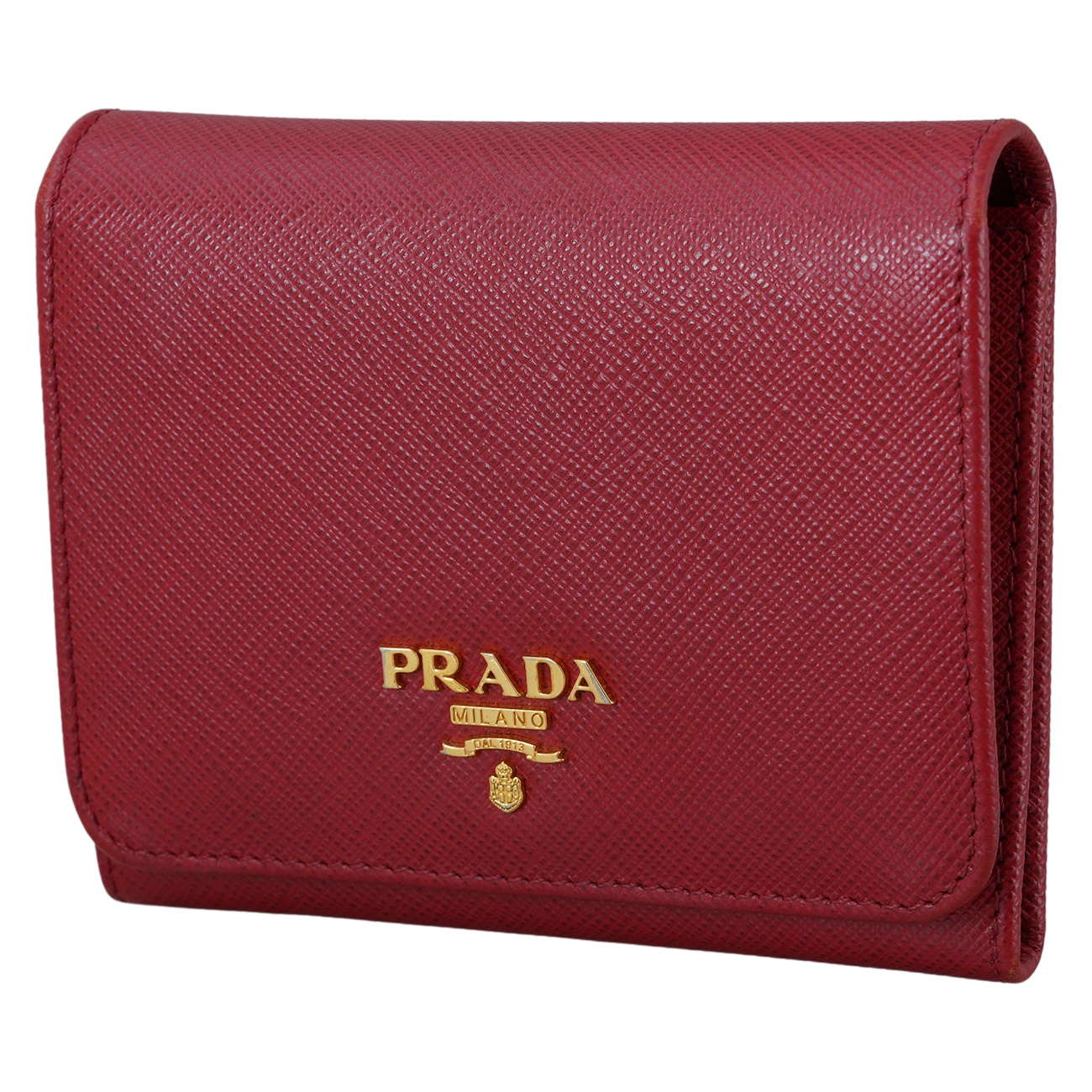 PRADA(USED)프라다 1MH176 사피아노 반지갑