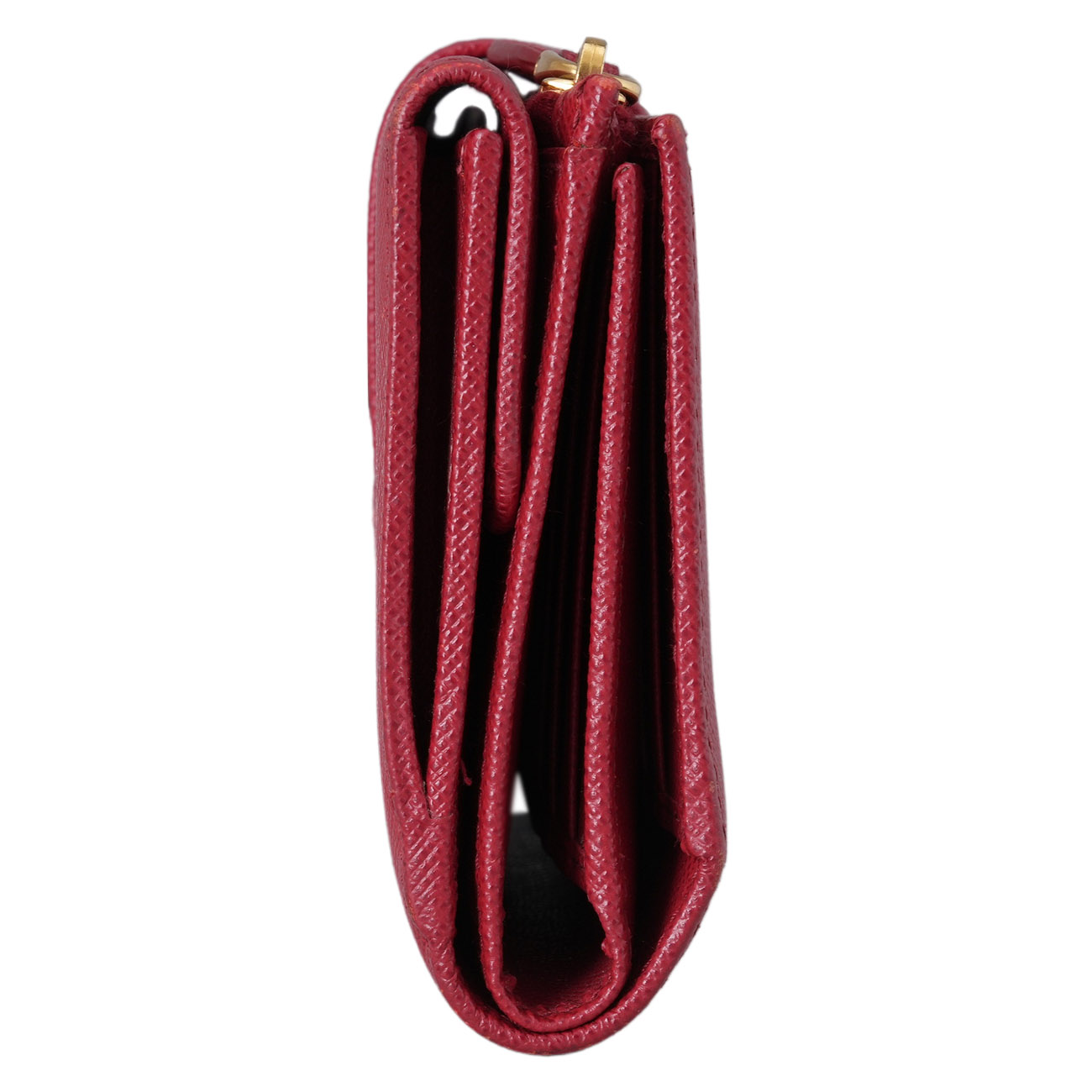 PRADA(USED)프라다 사피아노 플랩 장지갑