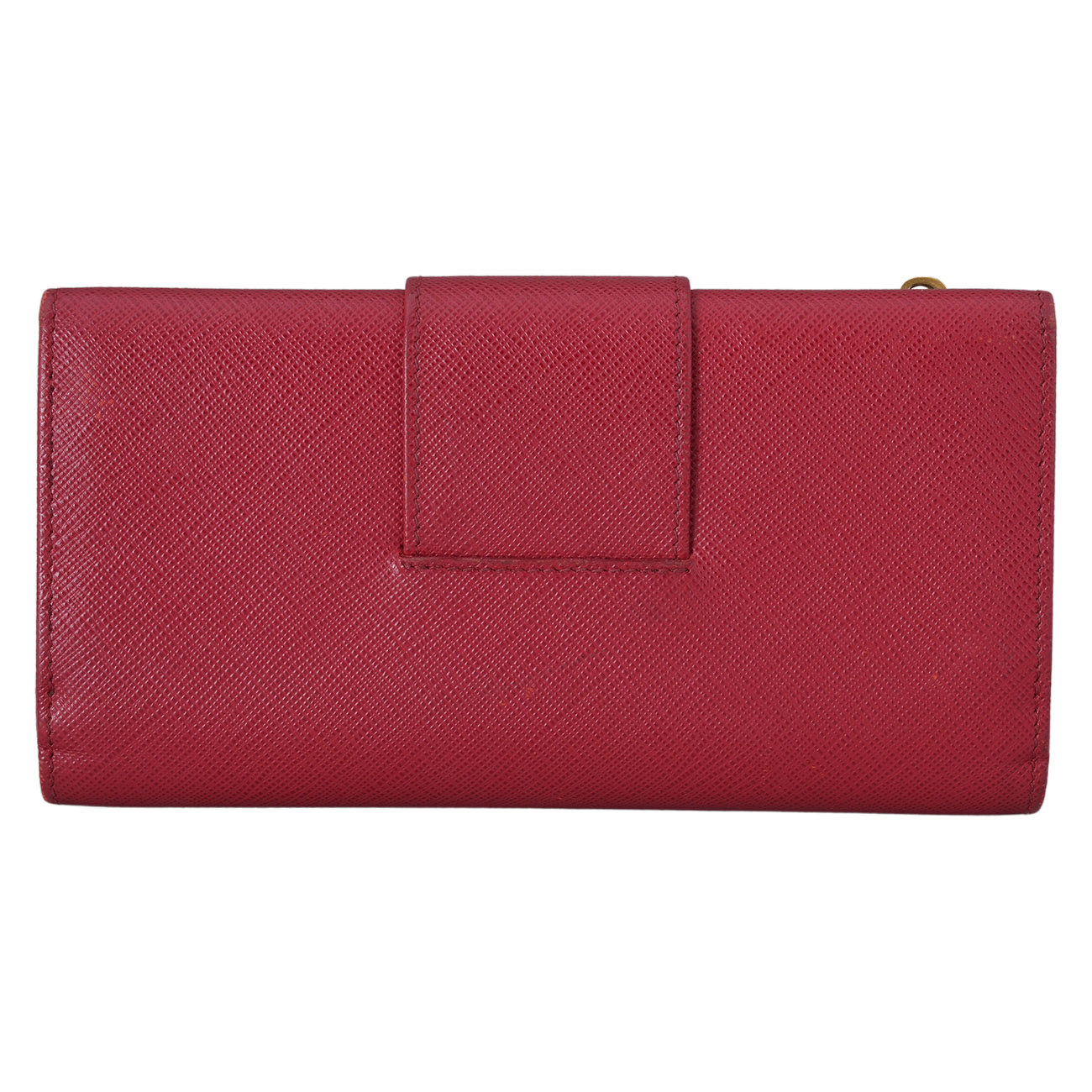 PRADA(USED)프라다 사피아노 플랩 장지갑