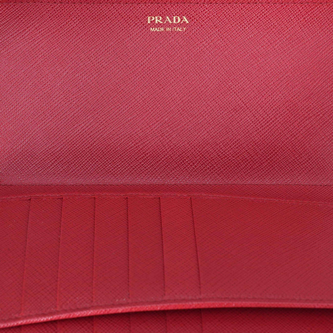 PRADA(USED)프라다 사피아노 플랩 장지갑