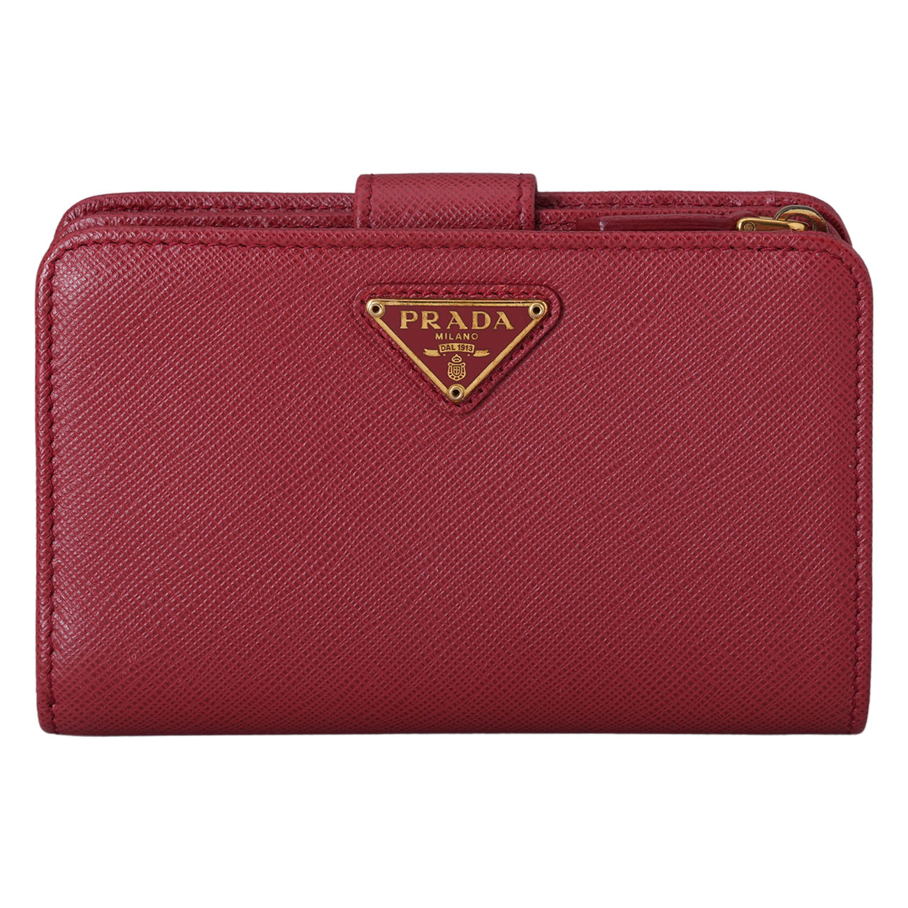 PRADA(USED)프라다 사피아노 지퍼 중지갑