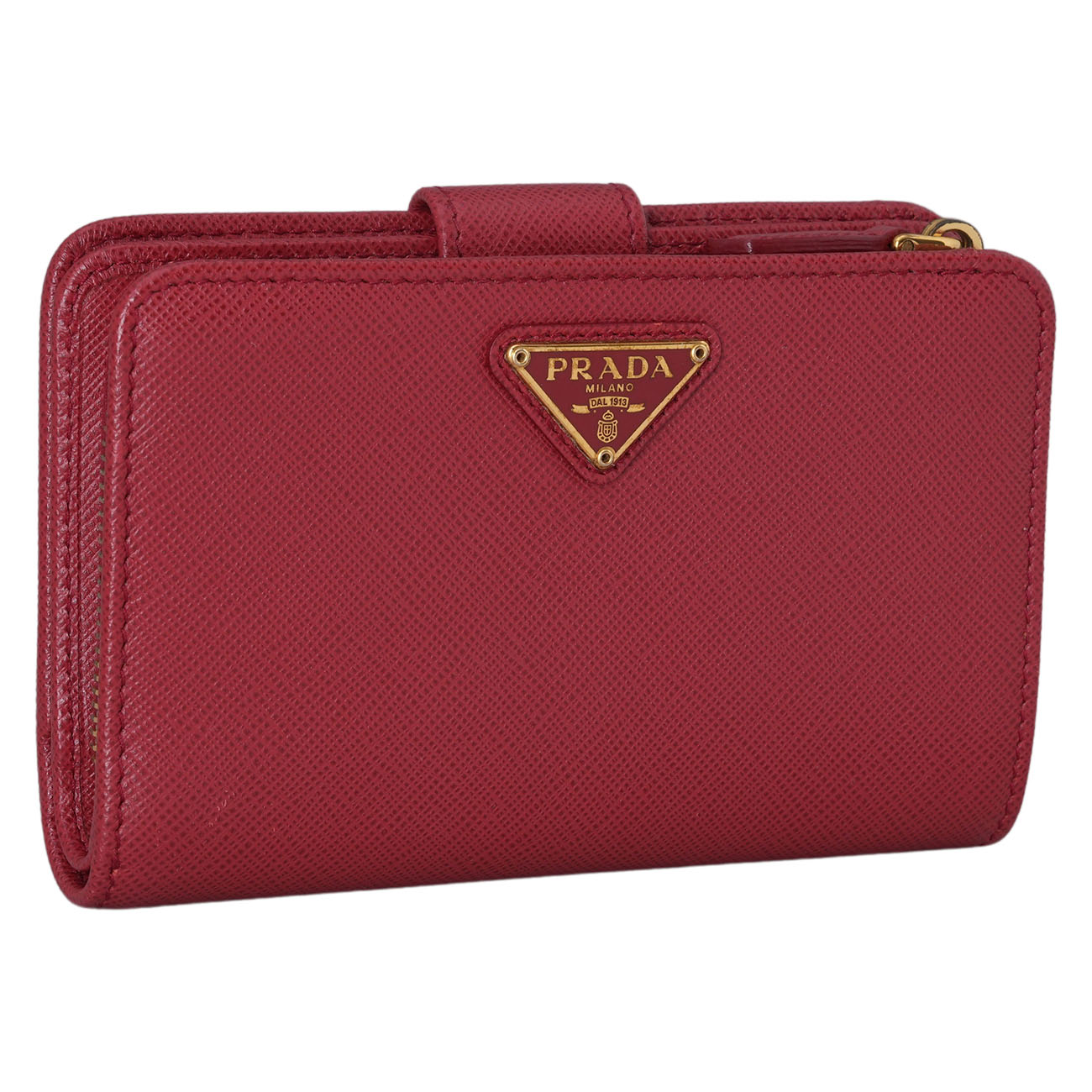 PRADA(USED)프라다 사피아노 지퍼 중지갑