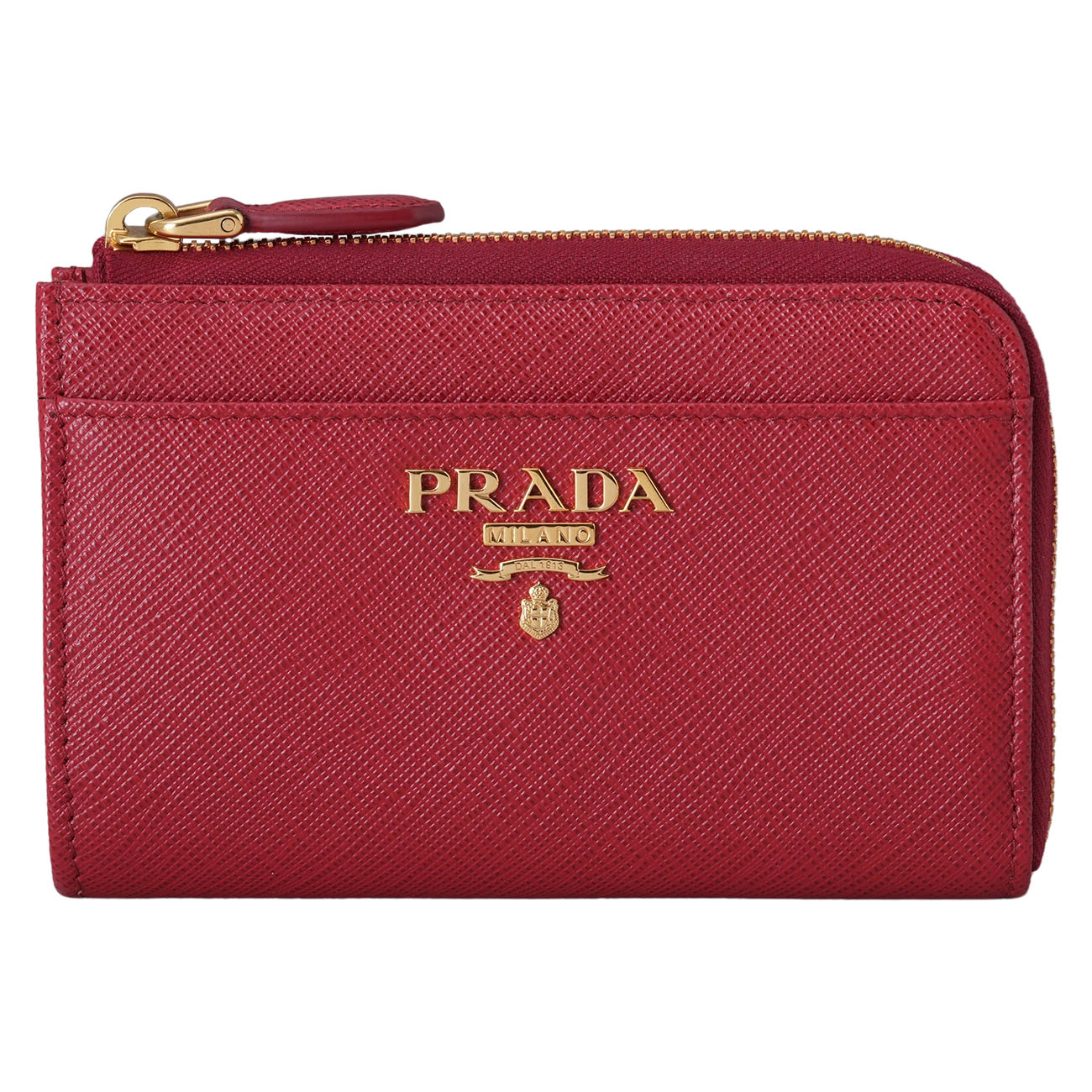 PRADA(USED)프라다 사피아노 지퍼 키링 지갑