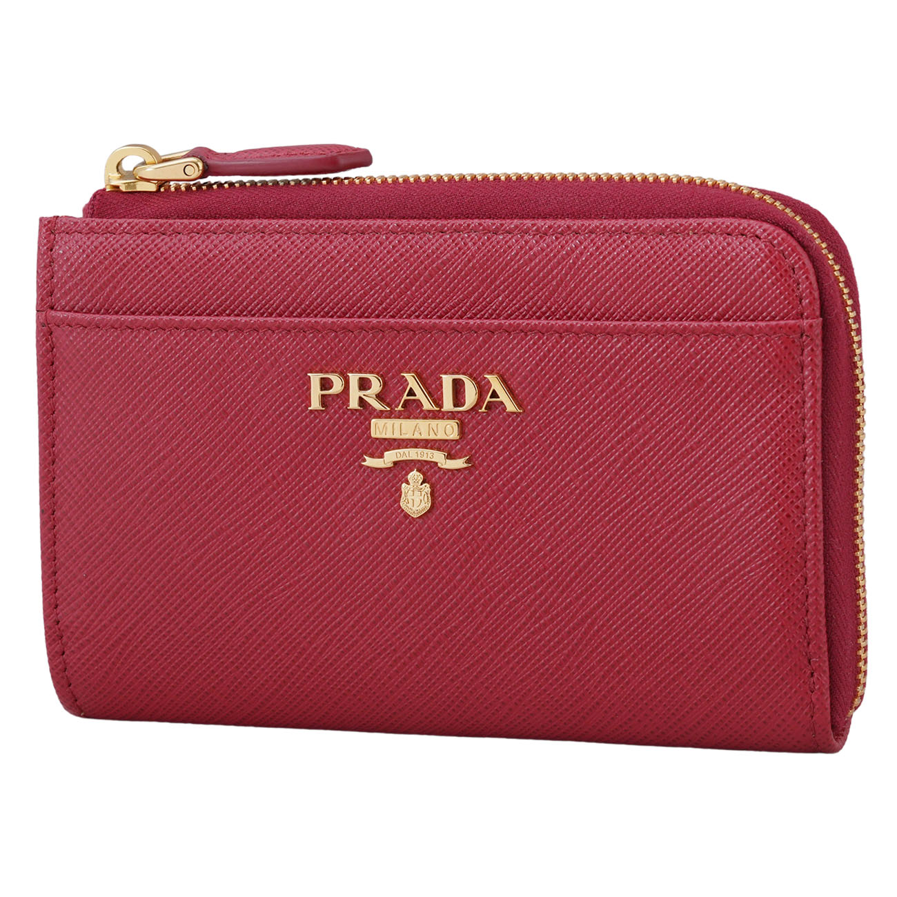 PRADA(USED)프라다 사피아노 지퍼 키링 지갑