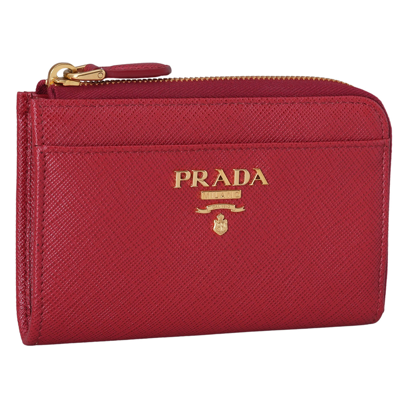 PRADA(USED)프라다 사피아노 지퍼 키링 지갑