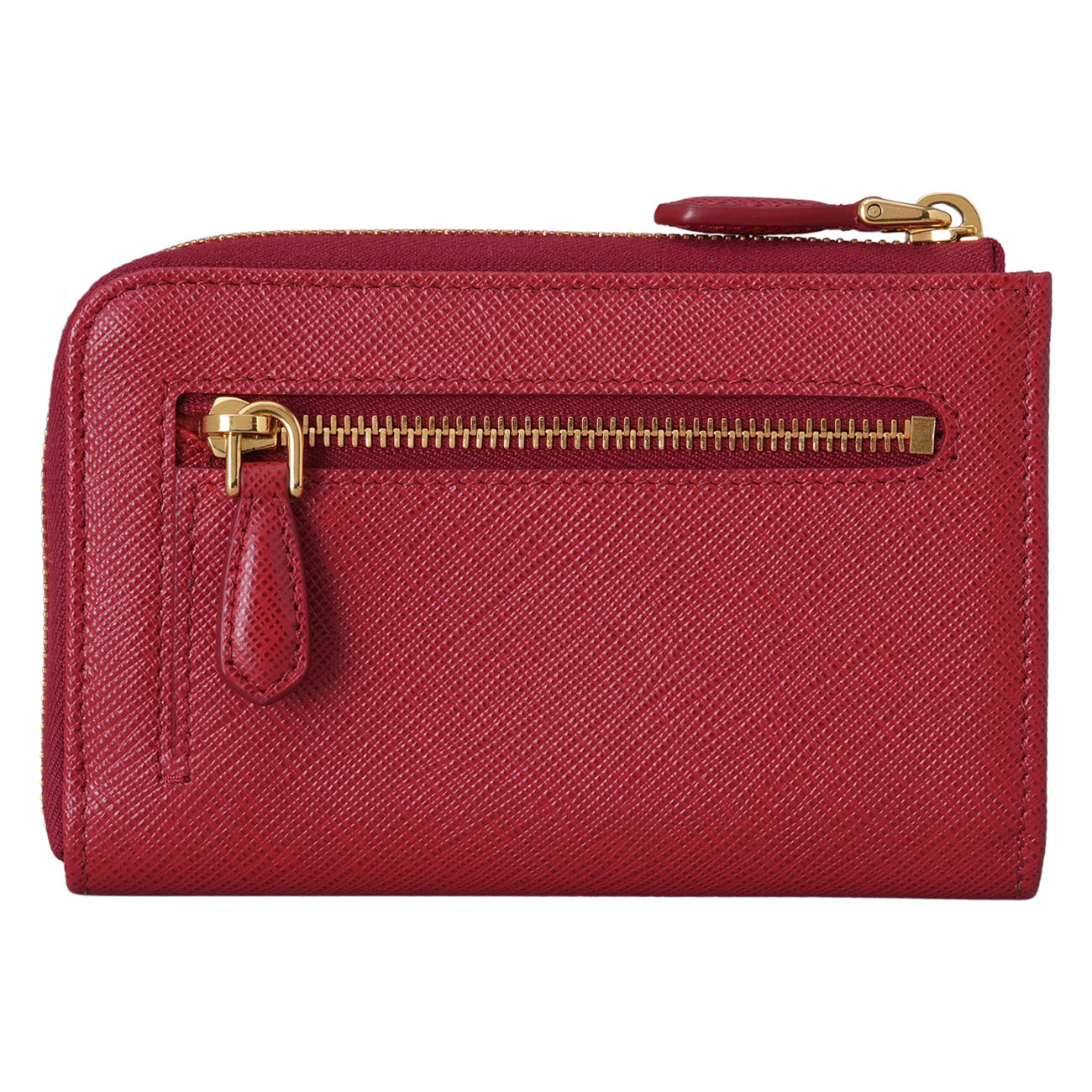 PRADA(USED)프라다 사피아노 지퍼 키링 지갑