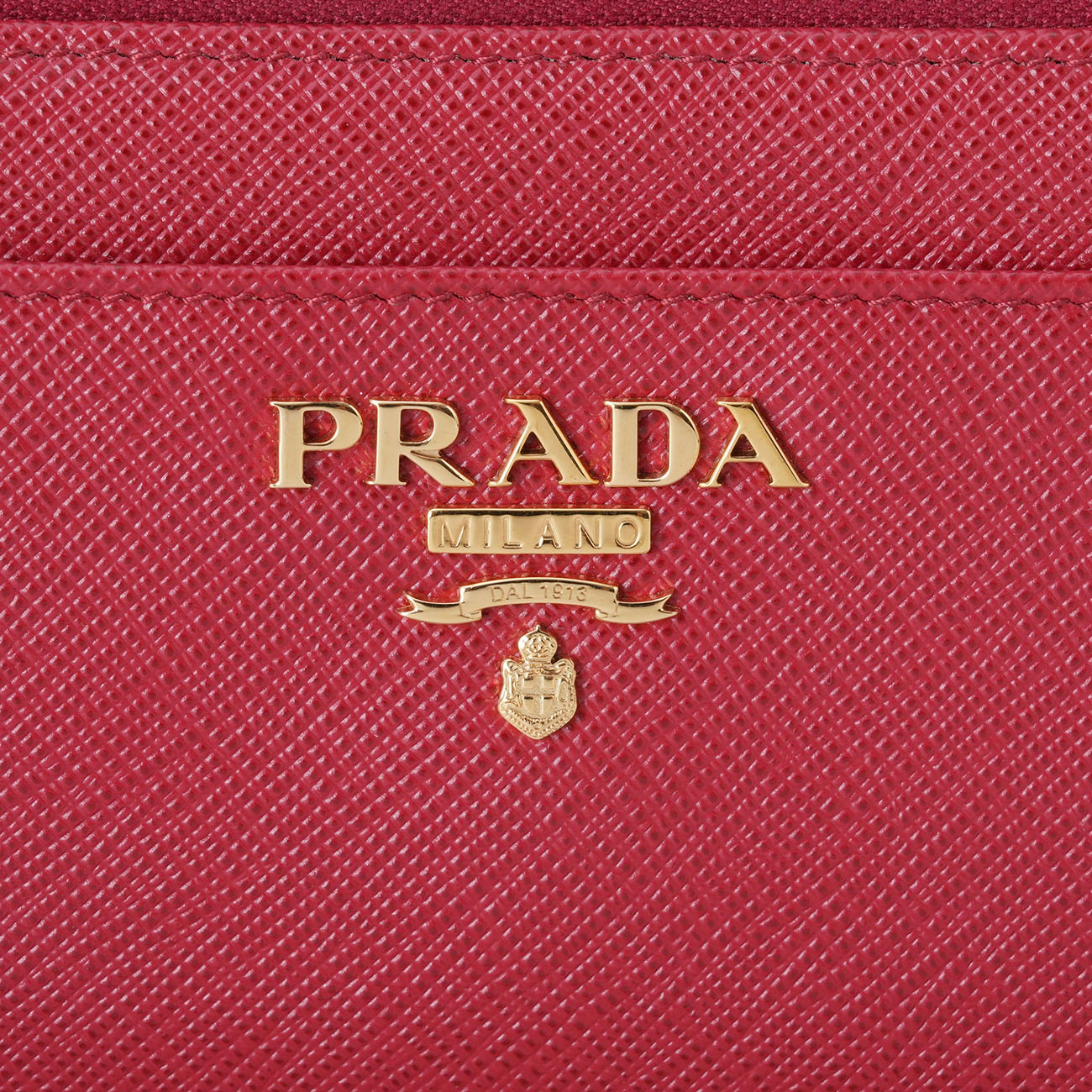 PRADA(USED)프라다 사피아노 지퍼 키링 지갑