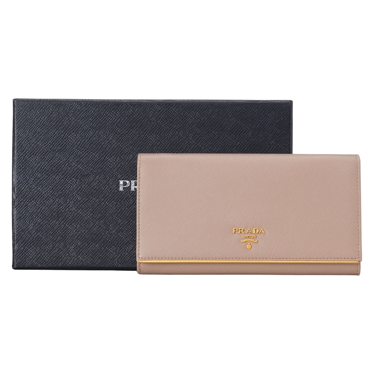 PRADA(USED)프라다 1M1440 사피아노 체인 지갑