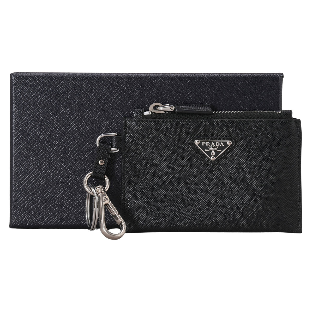 PRADA(USED)프라다 2TT080 키링 지퍼 지갑