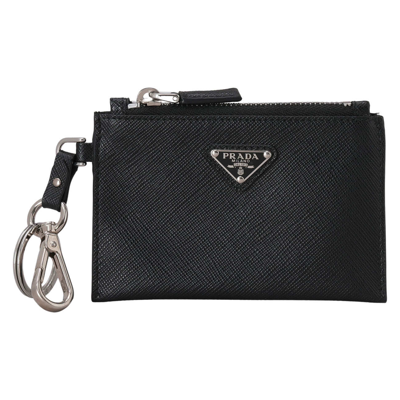 PRADA(USED)프라다 2TT080 키링 지퍼 지갑