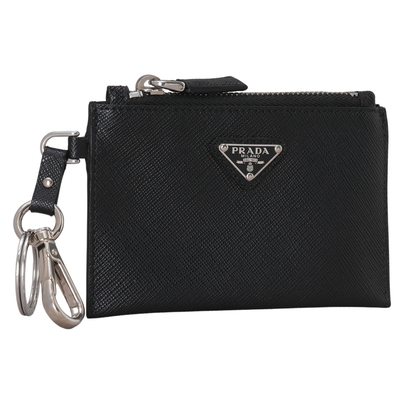 PRADA(USED)프라다 2TT080 키링 지퍼 지갑