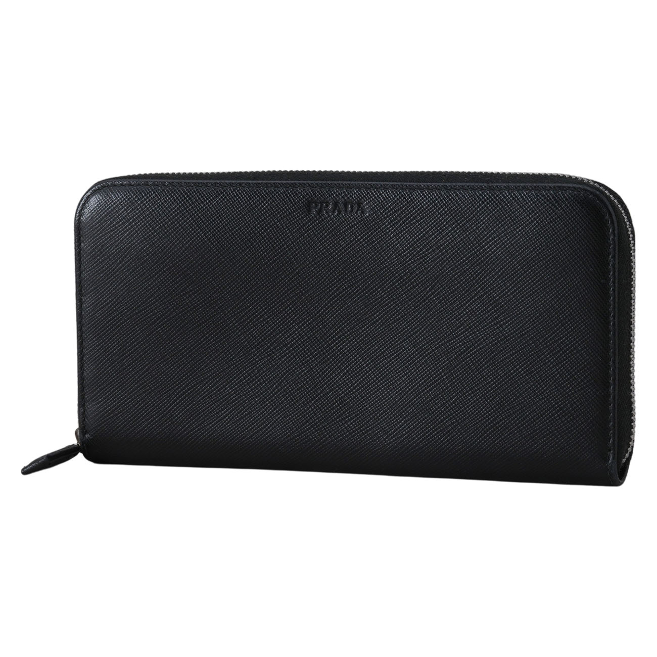 PRADA(USED)프라다 2ML317 사피아노 지퍼 장지갑