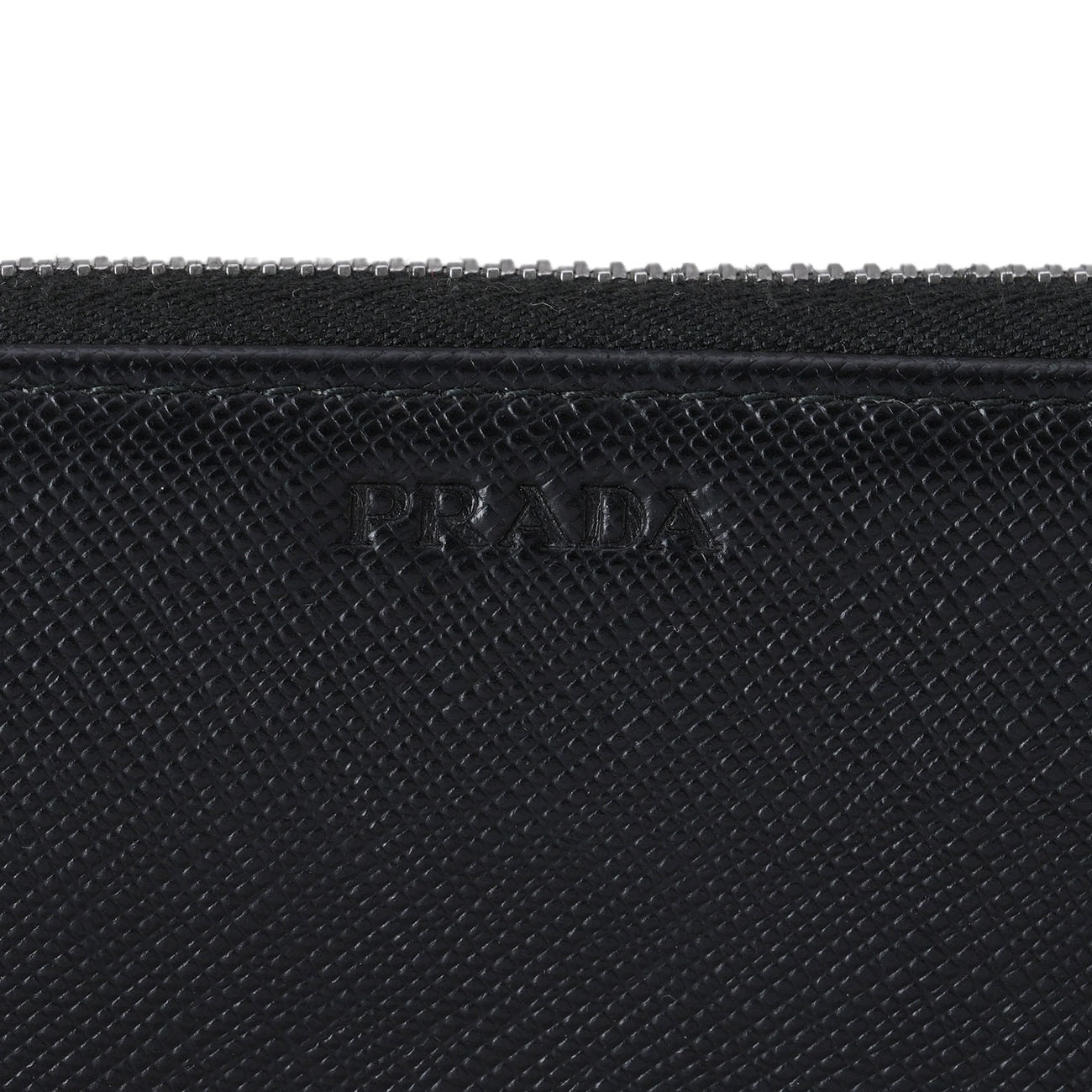 PRADA(USED)프라다 2ML317 사피아노 지퍼 장지갑