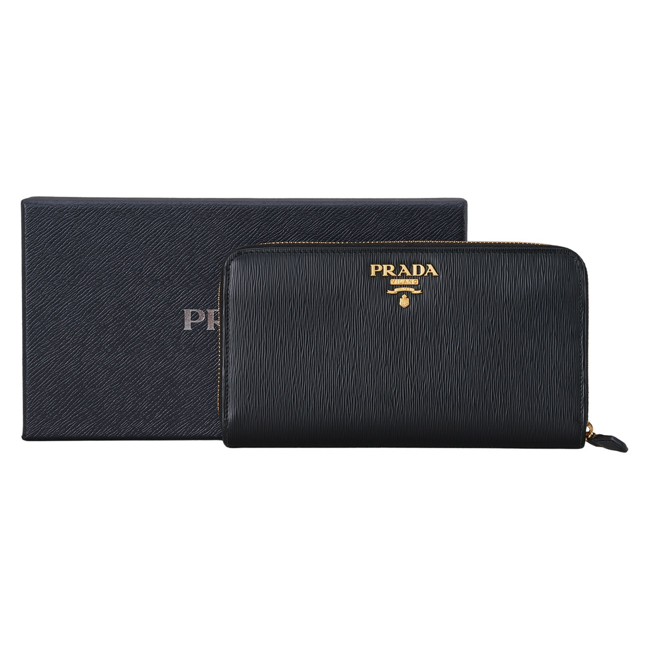 PRADA(USED)프라다 1ML348 비텔로 무브 지퍼 장지갑