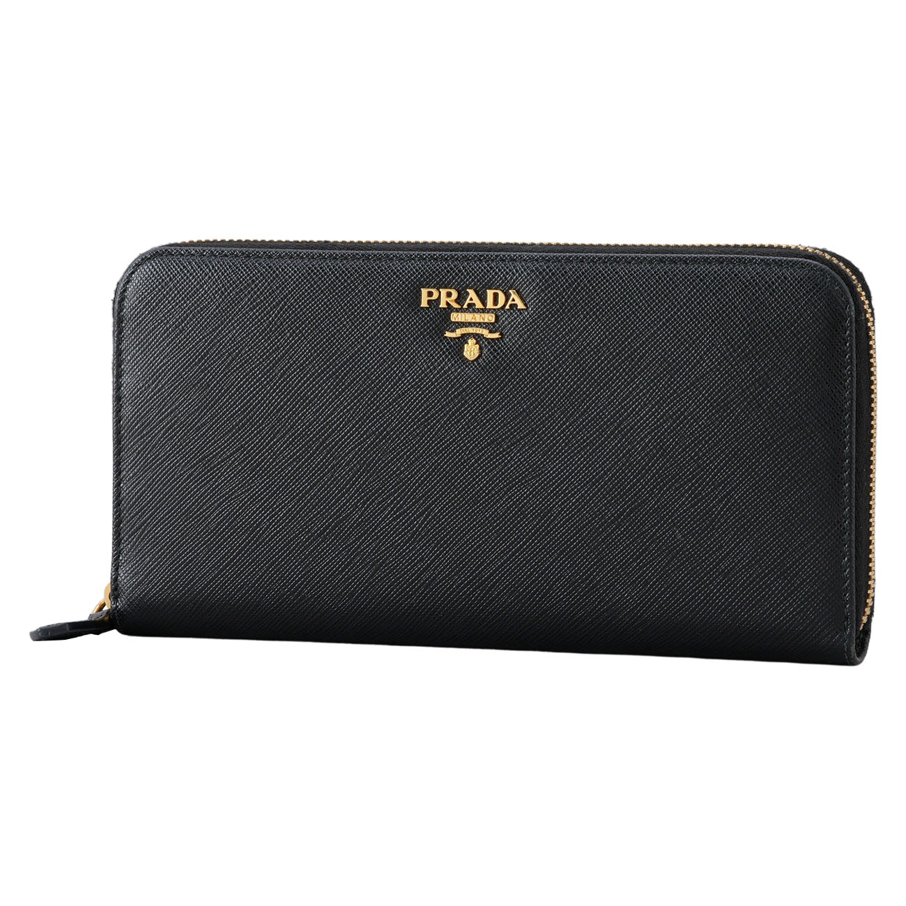 PRADA(USED)프라다 1ML506 사피아노 지퍼 장지갑