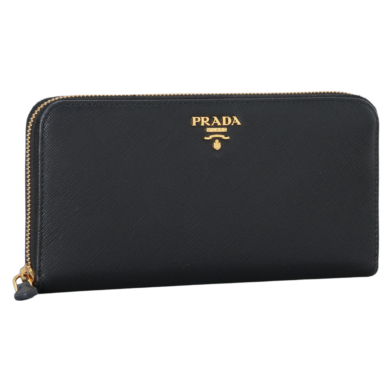 PRADA(USED)프라다 1ML506 사피아노 지퍼 장지갑